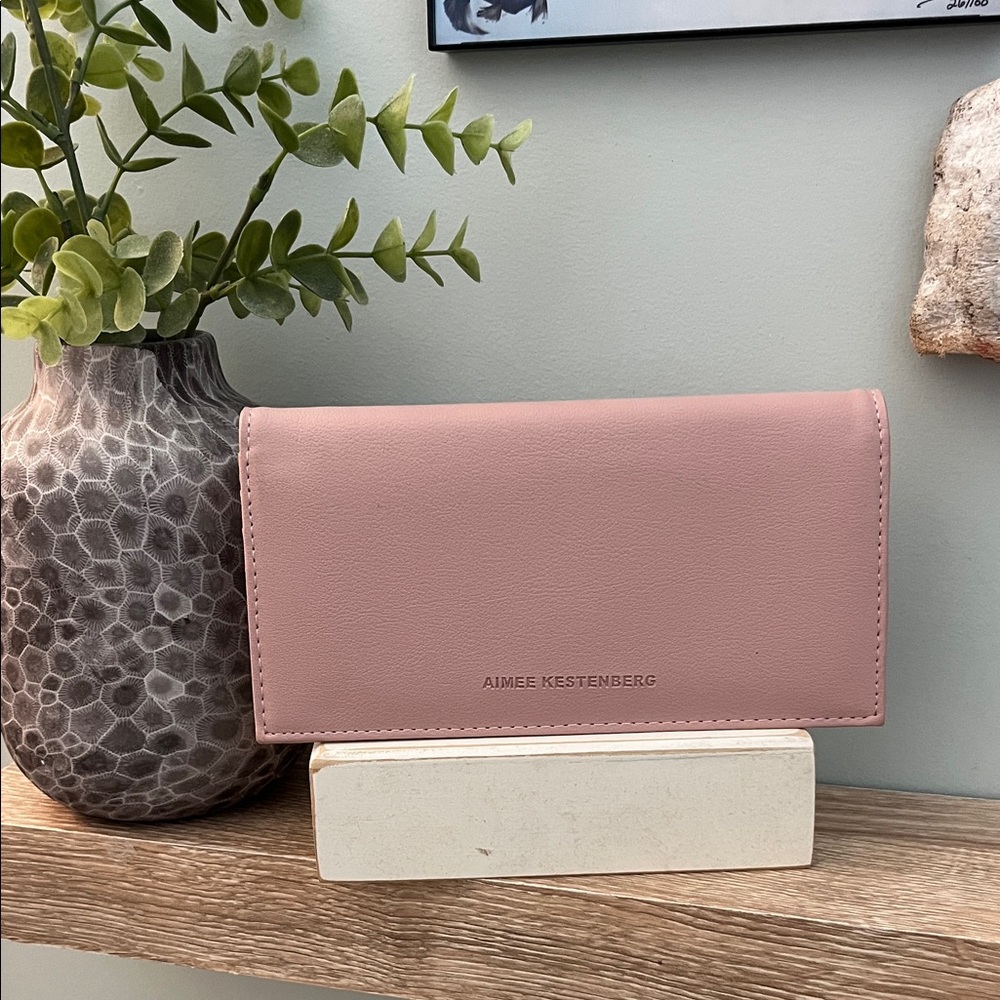 Aimee Kestenberg Blush Pink Clutch